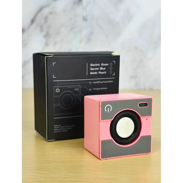 Shwam X1 Mini Bluetooth Speaker with Loud Portable Speaker & Rich Bass Perfect 360° Surround Small Speaker for Shower, Room, Bike, Car- Multicolor, iOS .and Android Compatible